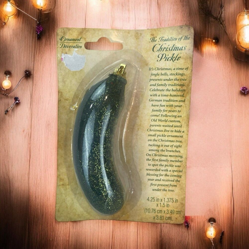 NEW Christmas Pickle Ornament Old World German Tradition  Xmas Decoration